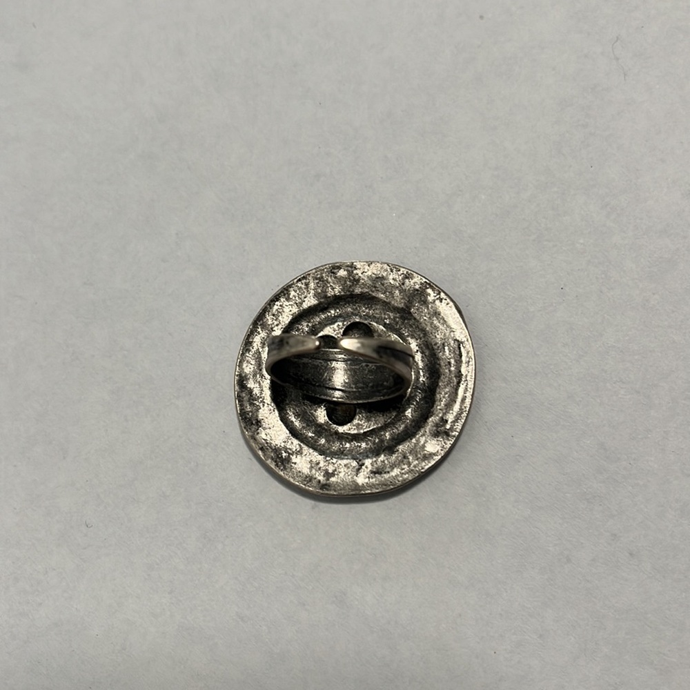 Silver Textured Ring - Picture 4 of 5